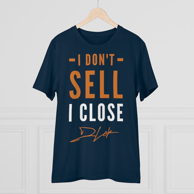 "I Don't Sell, I Close" Short-Sleeve Unisex Navy T-Shirt