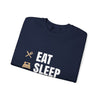 Eat Sleep HIC Repeat Navy Sweatshirt