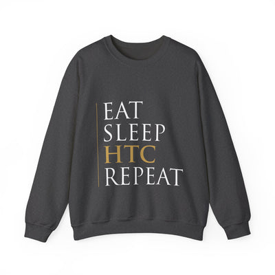 Eat Sleep HTC Repeat Grey Sweatshirt