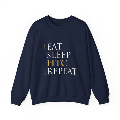 Eat Sleep HTC Repeat Navy Sweatshirt