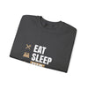 Eat Sleep HIC Repeat Grey Sweatshirt