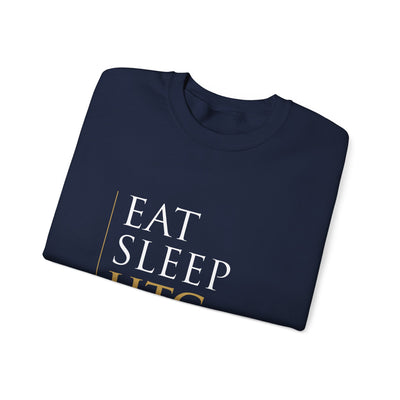 Eat Sleep HTC Repeat Navy Sweatshirt