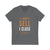 "I Don't Sell, I Close" Short-Sleeve Unisex V-Neck Dark Grey Tee