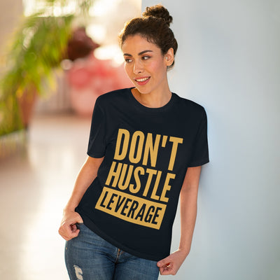 Don't Hustle, Leverage Black T-Shirt