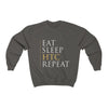 Eat Sleep HTC Repeat Grey Sweatshirt