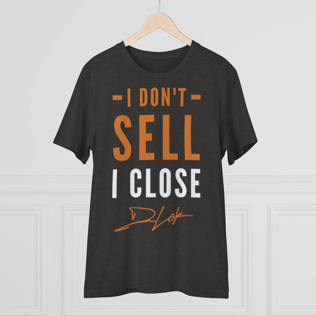 "I Don't Sell, I Close" Short-Sleeve Unisex Dark Grey T-Shirt