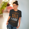 "I Don't Sell, I Close" Short-Sleeve Unisex Dark Grey T-Shirt