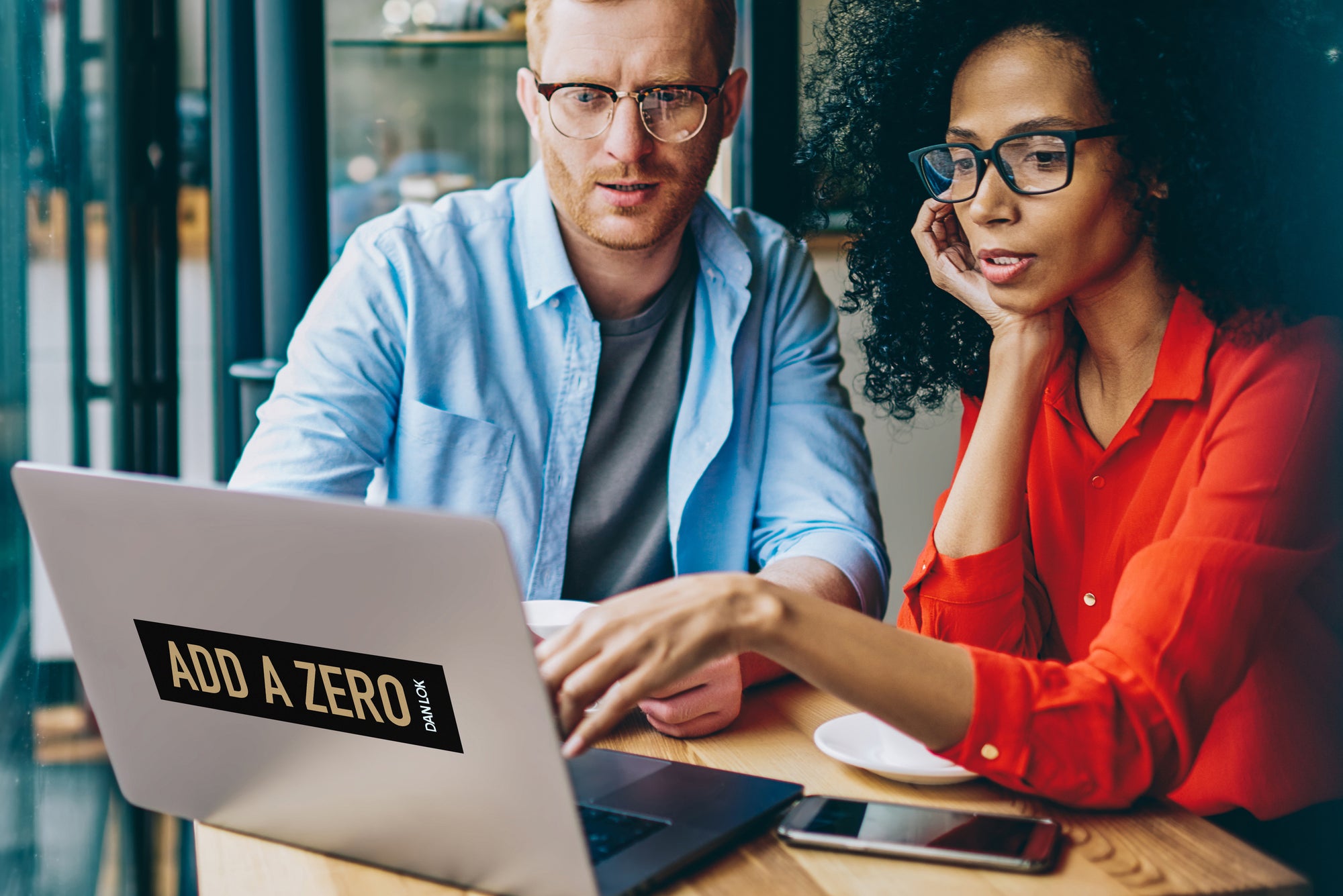 Add A Zero Bumper Sticker (Black)