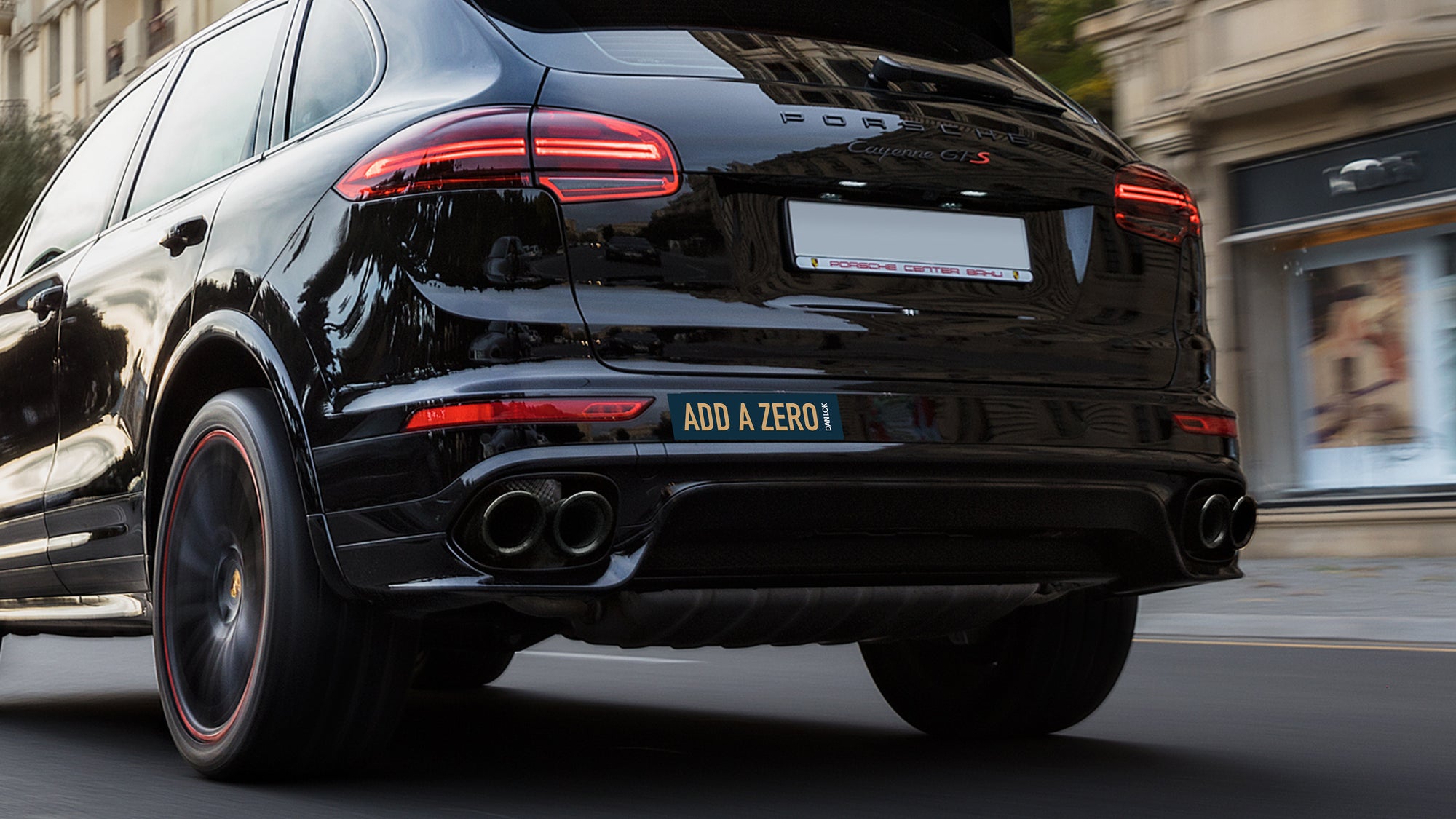 Add A Zero Bumper Sticker (Blue)