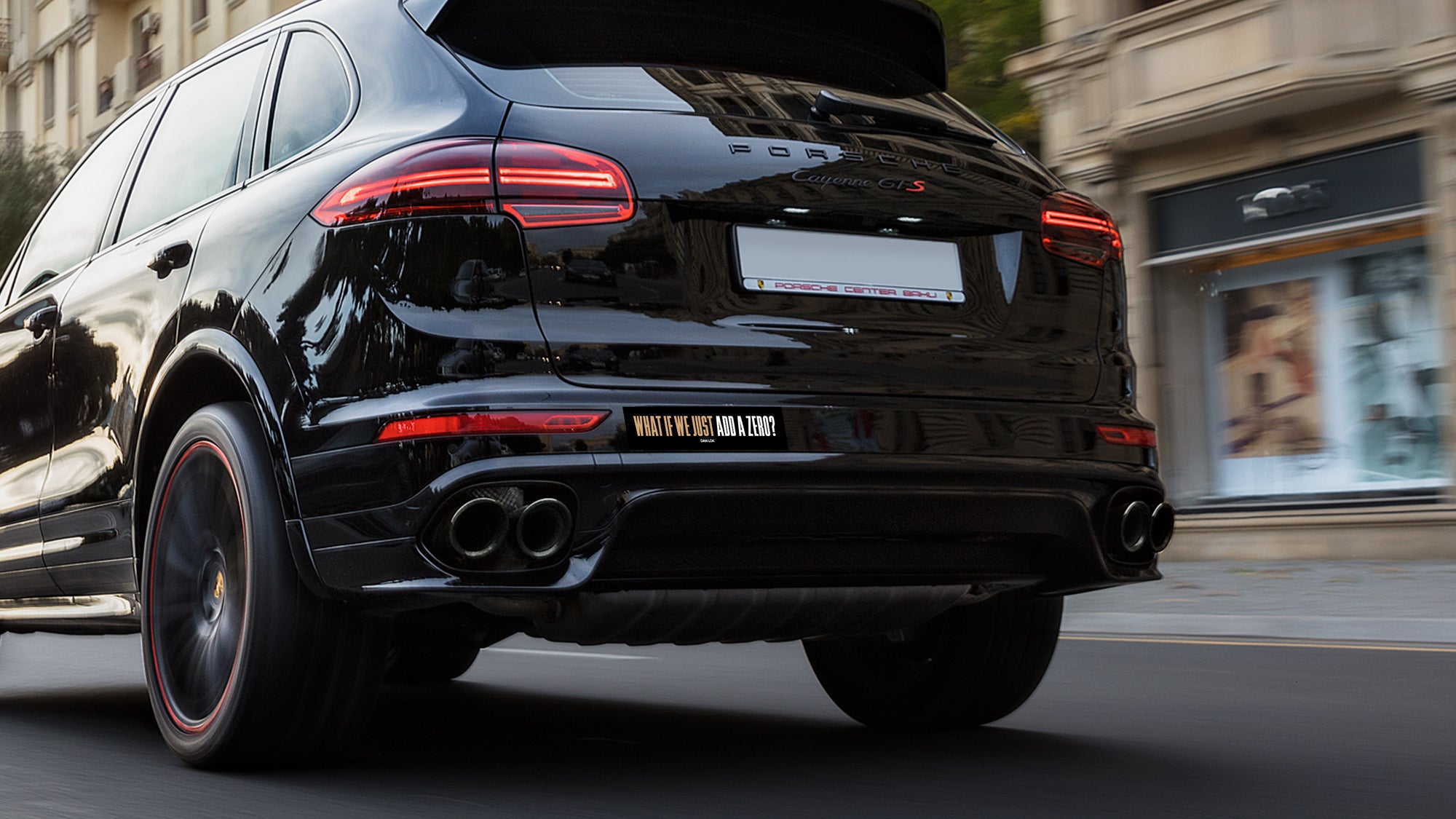 What If We Just Add A Zero Bumper Sticker (Black)