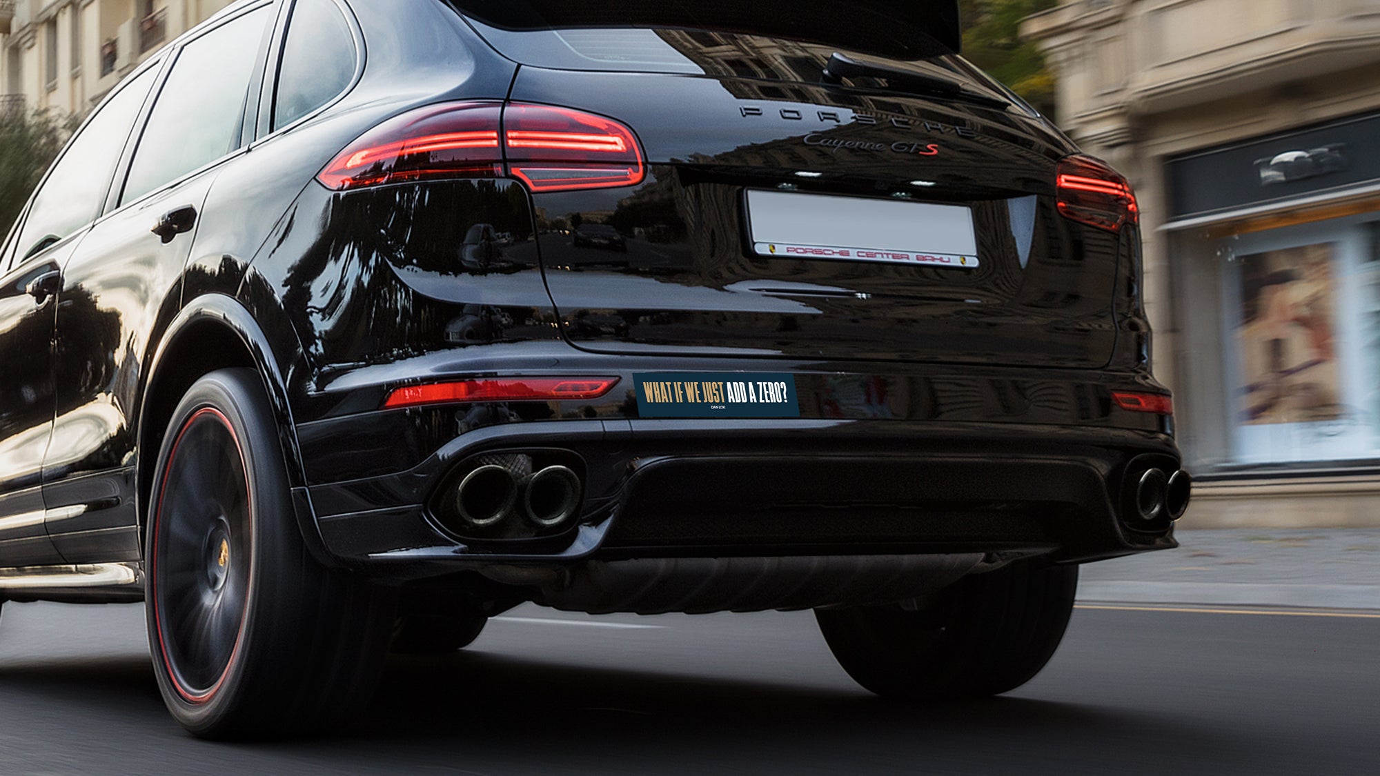 What If We Just Add A Zero Bumper Sticker (Blue)