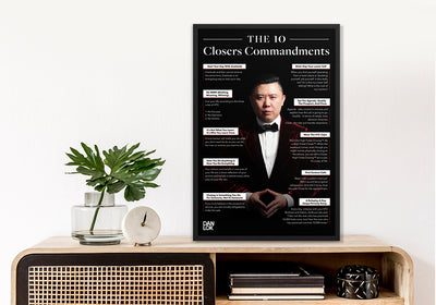 The 10 Closers Commandments Framed Poster