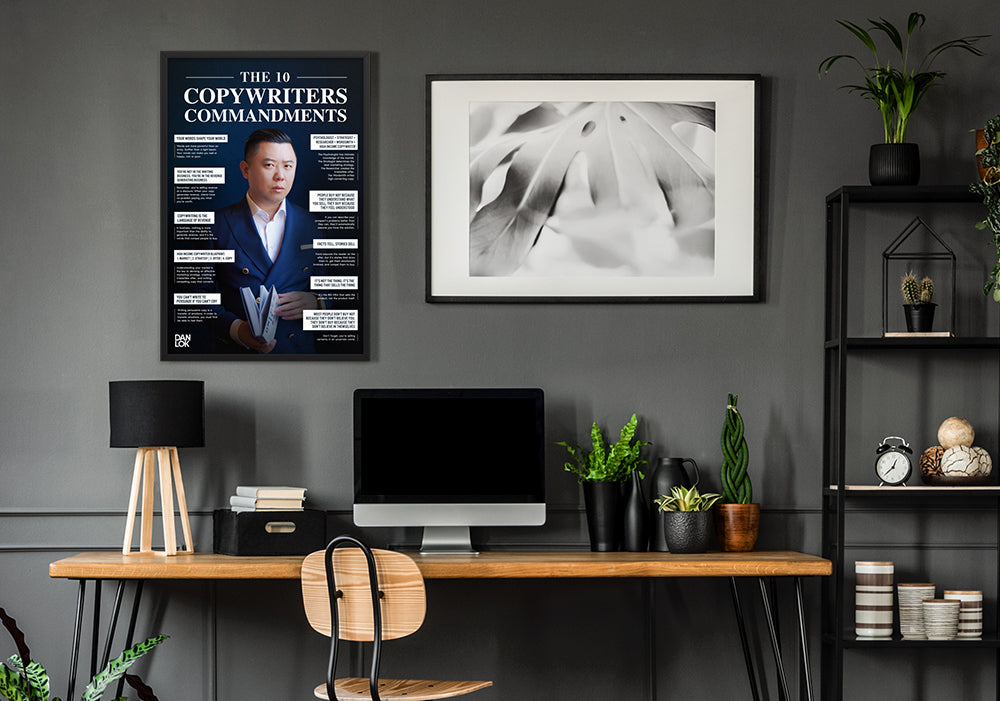 The 10 Copywriter's Commandments Framed Poster