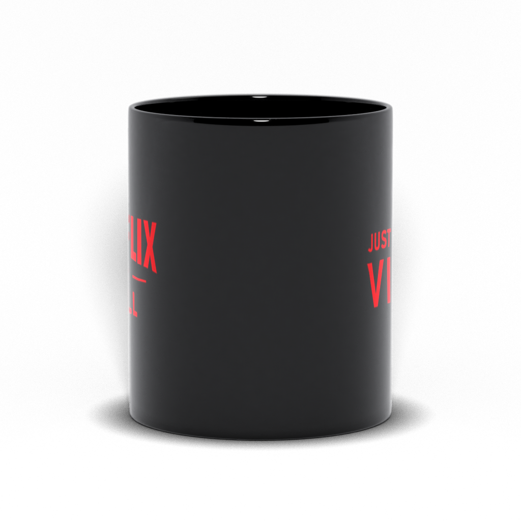 "Danflix For Skill" Black Mug