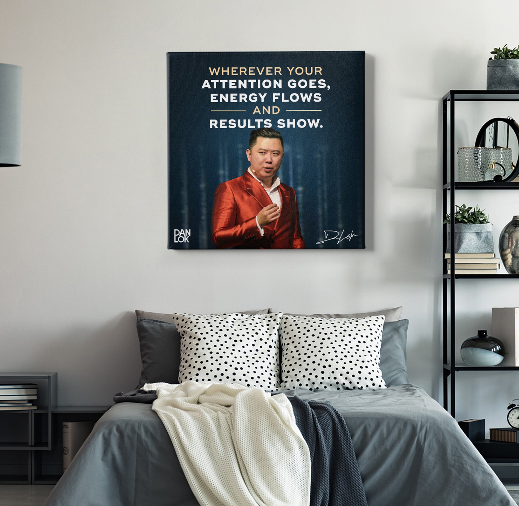 Wherever Your Attention Goes, Your Energy Flows Canvas