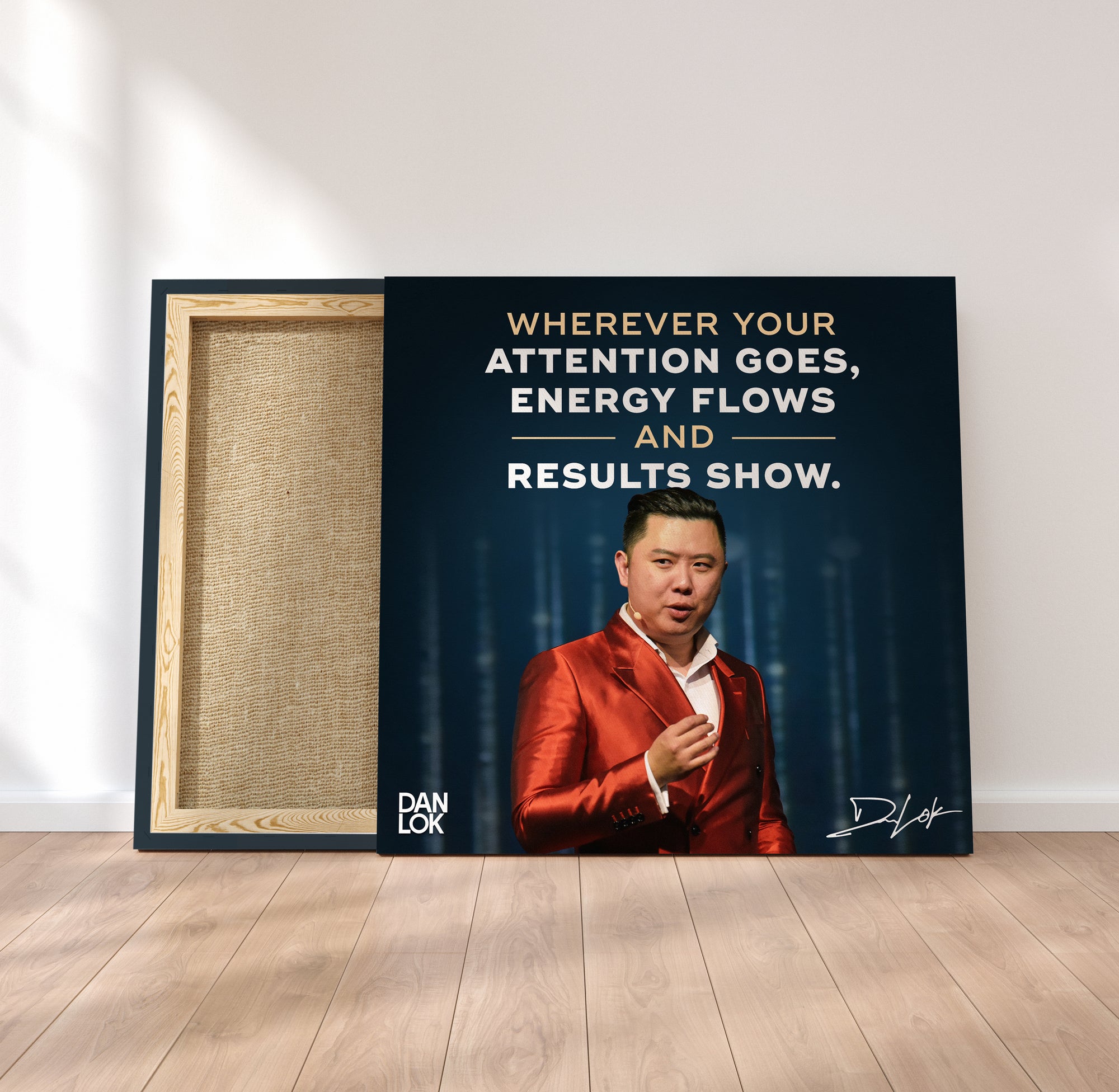 Wherever Your Attention Goes, Your Energy Flows Canvas
