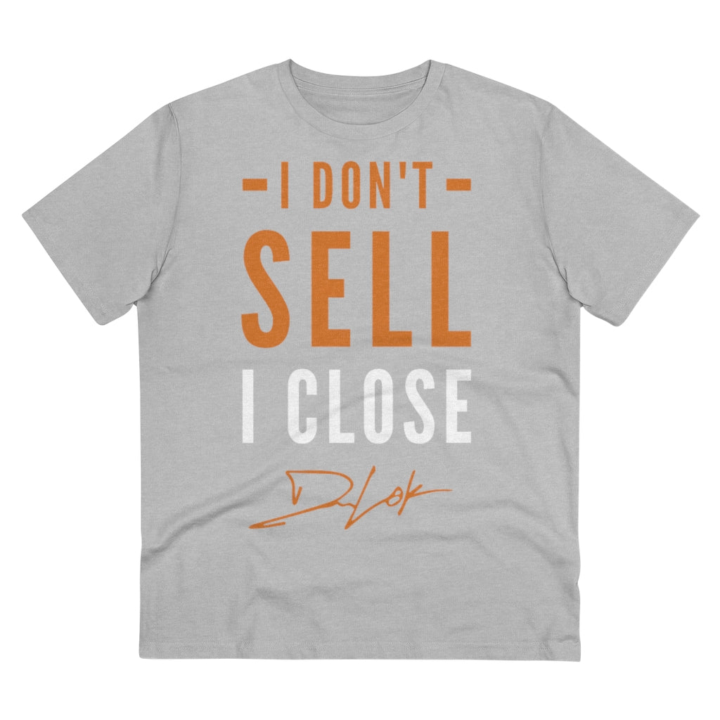 "I Don't Sell, I Close" Short-Sleeve Unisex Grey T-Shirt