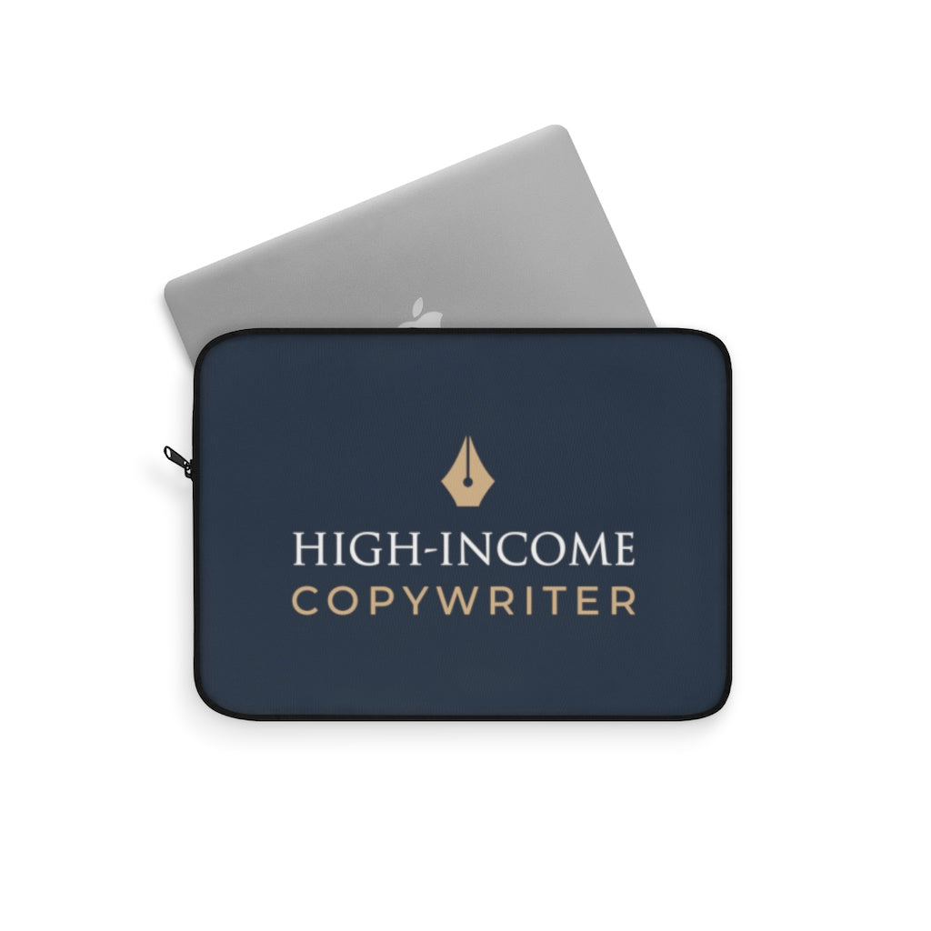 High-Income Copywriter Laptop Sleeve