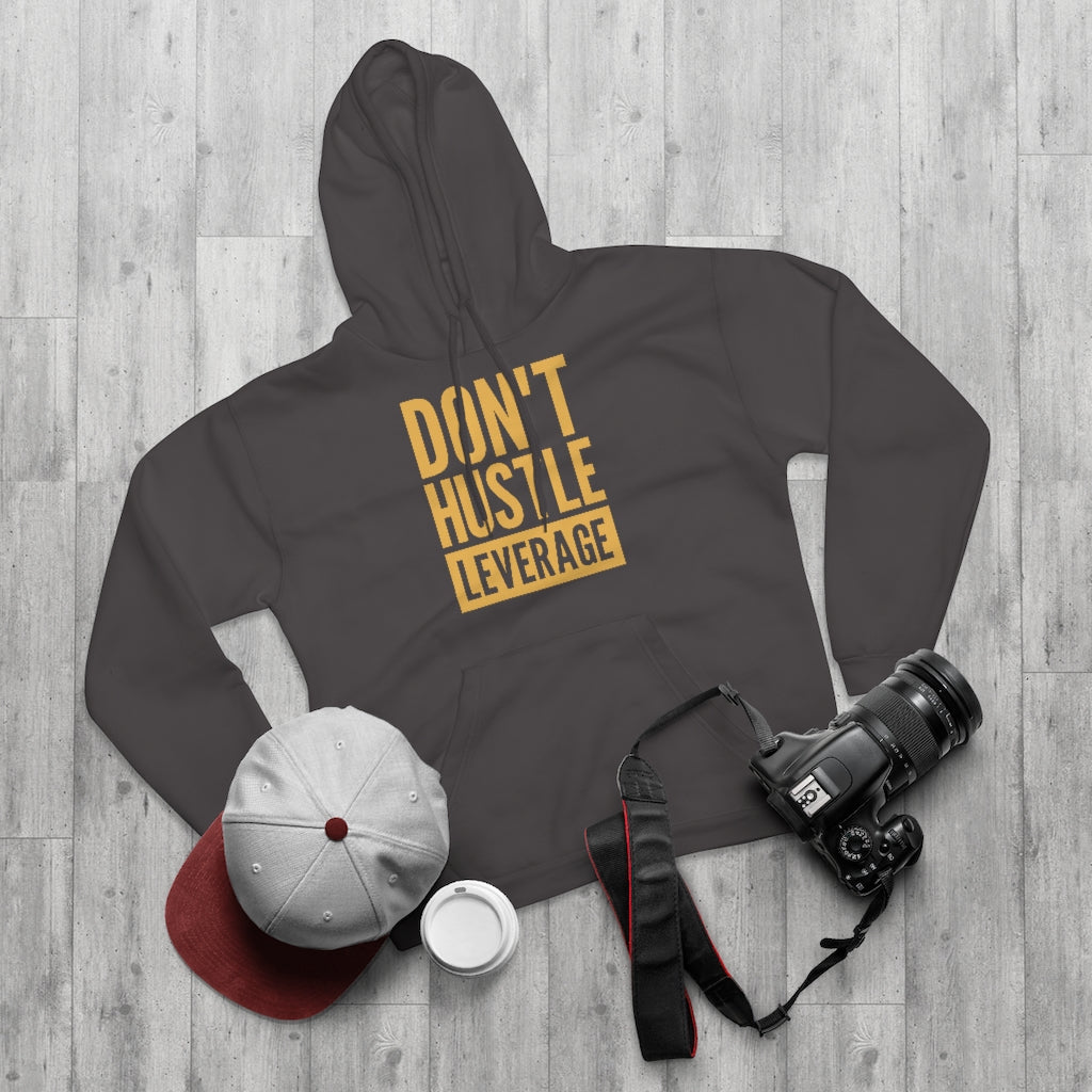 Don't Hustle, Leverage Unisex Dark Grey Hoodie