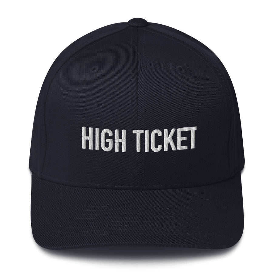 HIGH TICKET Structured Twill Cap