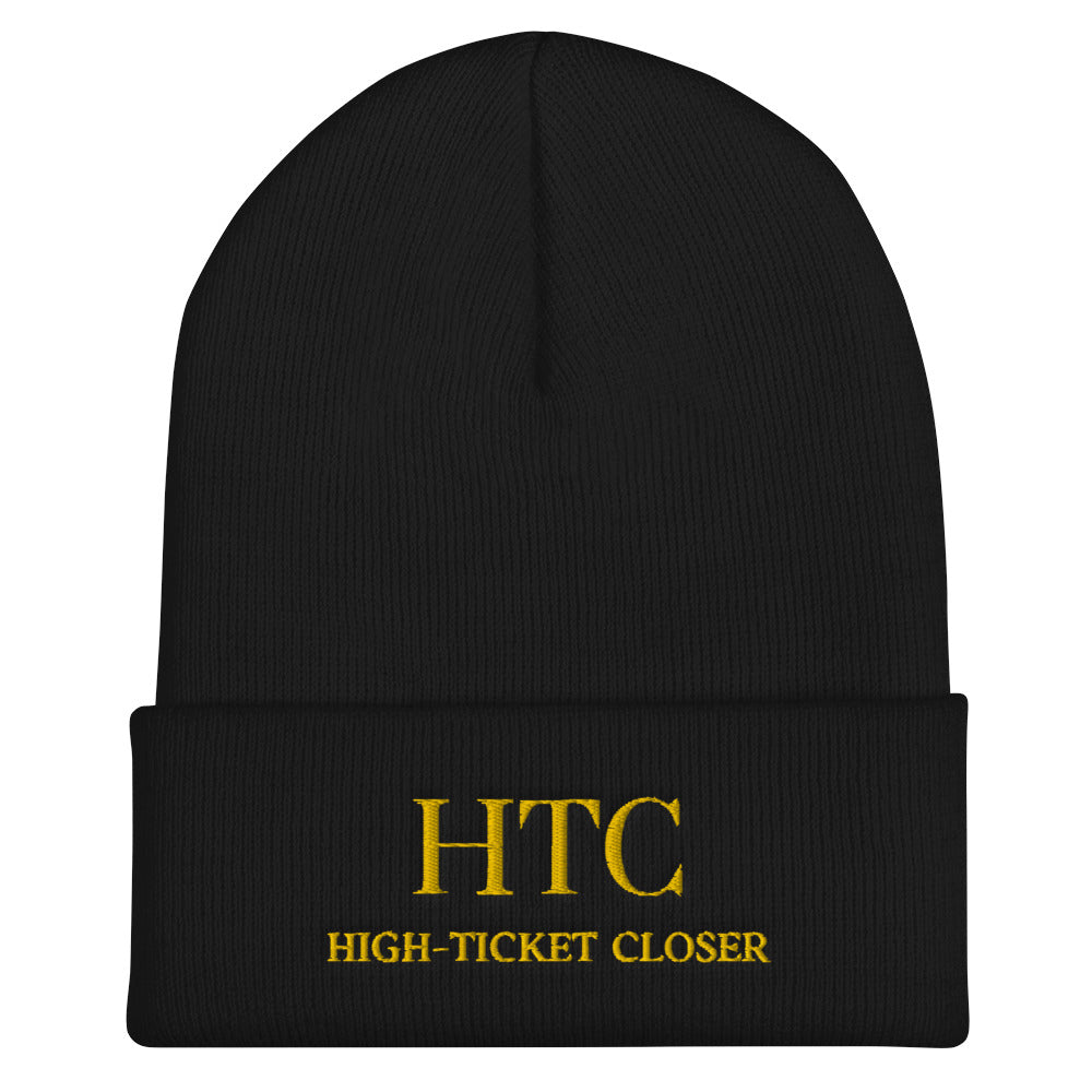 High Ticket Closer Cuffed Beanie