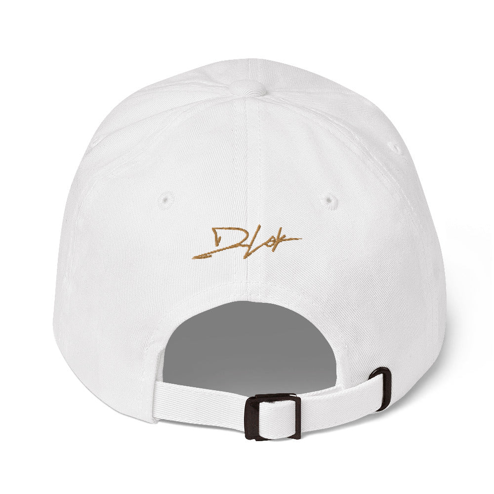 White curved best sale brim hat