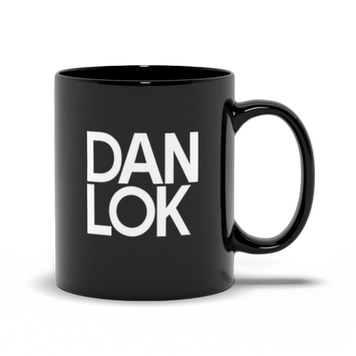 Dan Lok Logo Black Mug